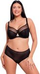 Curvy Kate Women's Victory Balcony Everyday Bra, Black, 38FF UK