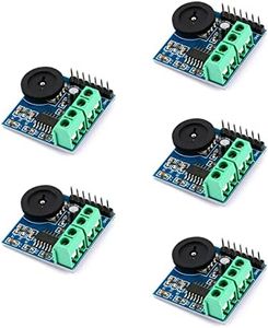 JESSINIE 5Pcs PAM8403 Dual-Channel Power Amplifier Module PAM8403 Two-Channel Amplifiers Mini Digital Amplifier Board with Volume Adjustment