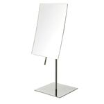 Jerdon JP358C 5-Inch by 8-Inch Tabletop Rectangular Adjustable Mirror with 3x Magnification, 13.75-Height, Chrome Finish