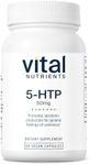 Vital Nutrients 5-HTP 50mg (5-hydroxytryptophan) | Vegan Serotonin Support Supplement* | Sleep and Stress Support | 5HTP and Vitamin B6 | Gluten, Dairy, Soy Free | Non-GMO | 60 Capsules