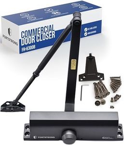 FORTSTRONG Commercial Door Closer (Black) - Automatic Door Closer - UL Listed Grade 1 ADA Hydraulic Door Closers Certified - FS-6300B