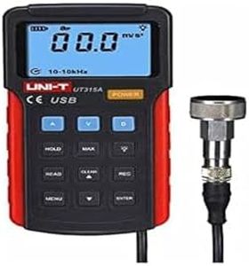 UNI-T UT315A Digital Vibration Testers Vibration Acceleration Velocity Displacement Measurement USB Connect PC Soft