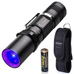 UV Light Flashlight 365nm Black Light Flashlite TactEagle UVA-T1 Max 3000mW High Power for UV Resin Glue Curing, Rocks and Minerals Glowing, Pet Cat Pee Urine Stain Detecting