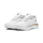 Puma Womens SOFTRIDE Orla Metallic Dream White-Gold-Matte Gold Sneaker - 6 UK (39780401)