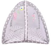 Toddylon Baby Play Gym New Born Baby Bedding | Mat with Hanging Toys | Mattress with Mosquito Net | Cotton Playing Mat | Baby Crawling Mats | Playmats & Floor Gyms (0-6 Months)