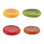 Reusable Food Savers, Set of 4 Fruit and Vegetable Storage Containers Set for Fridge, Ideal for Apples, Garlic, Onions, Lemons, and Potatoes, Onion Storage Container Tomato Saver(size:4 Pcs/set)