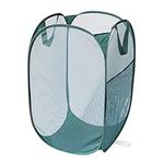 Pop Up Hamper, Mesh Pop Up Laundry Hamper, Premium Pop Up Laundry Basket, Mesh Laundry Basket, Pop Up Hampers for Laundry, Mesh Laundry Hamper, Foldable Popup Mesh Hamper, Travel Hamper (Green)