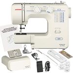 Janome Basic 234 Sewing Machine with 15 Built-In Stitches and Four-Step Buttonhole - Easy-to-Use and Versatile Sewing Machine - Perfect Machine for Beginner Sewist (White)