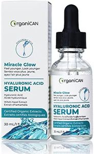 Miracle Glow Anti Aging Hyaluronic Acid Serum for Face with Vitamin C, Vitamin E - Skin Brightening, Hydrating Collagen Boost for Dark Spots