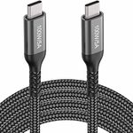 15FT USB C to USB C Cable 100W/5A,Type C Fast Charging,PD Charger Cord for iPhone 15 Pro Max,MacBook Air 13”,iMac,iPad Pro/Air,Samsung Galaxy Note 20 10 S23 S22,OnePlus 9 8T,Pixel 5,PS5,Surface