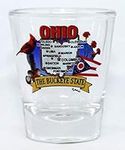 Ohio State Elements Map Shot Glass