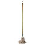 Beldray LA029081GRNEU7 Eco Cotton Floor Mop - Super Absorbent Mop For All Hard Floors, Remove Dust Easily, Includes Refill Mop Head, FSC-Certified Bamboo Handle, Made With New And Recycled Plastic