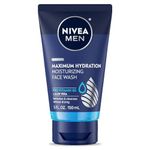 Nivea Men Nivea For Men Moisturizing Face Wash With Menthol And Vitamin E, 5 Ounce