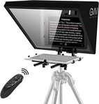 GVM Teleprompter for Tablet DSLR Camera Smartphone, Portable 18 Inch Teleprompter Kit with Remote Control & App, Supports Camera Wide Angle Recording, Video Recording and Live Streaming Interview