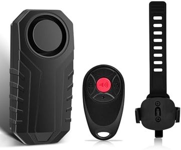 KCMYTONER 113dB Bike Alarm, 20PK Anti Theft Bike Alarm with Remote, Electric Ecooter Alarm Wireless Vibration Motion Sensor Waterproof for Motorcycle Golf Car Trailer Mailbox Garage Door Home Security
