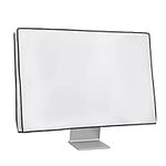 kwmobile Monitor Cover Compatible with 31-32" monitor - Dust Cover Computer Screen Protector - White