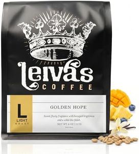 Leiva's Golden Hope Light Roast Whole Bean Coffee, Guatemalan, 8oz