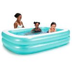 Bestway 6'7ft Family Inflatable Paddling Pool, 450L Garden Swimming Pool