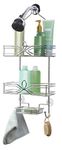 Richards Homewares Shower Caddy, Solid Brass, Chrome, 25.4 x 11 x 4.9-Inch