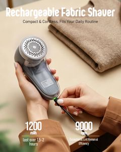 POPCHOSE Rechargeable Fabric Shaver – Lint Remover for Clothes