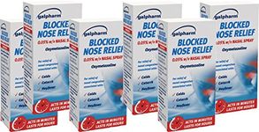 6 x GALPHARM Blocked Nose Relief Nasal Spray OXYMETAZOLINE HAYFEVER Catarrh