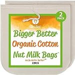 Nut Milk Bags Organic Cotton Heavy 