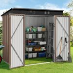 Gizoon 6' x 4' Outdoor Storage Shed