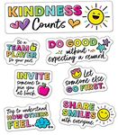 Carson Dellosa Kind Vibes Motivational Mini Bulletin Board Set—Kindness Counts Header With Inspirational Messages, Homeschool or Classroom Decor (15 pc)