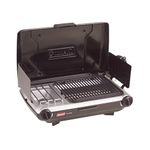 Coleman Tabletop 2-in-1 Camping Grill/Stove, 2-Burner Propane Grill & Stove with Adjustable Burners & 20,000 BTUs of Power, Great for Camping, Tailgating, Grilling