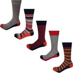Original Penguin Mens 5 Pack Socks One Size UK 7-11 EU 41-46