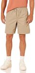 Amazon Essentials Men's 8" Inseam Relaxed-Fit Drawstring Walk Short (Available in Plus Size), Khaki Brown, XXL