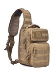 Coolton Tactical Sling Bag, Shoulder Army Molle Daypack, Hiking Hunting Trekking