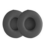 kwmobile Ear Pads Compatible with Beats Solo 2 Wireless/Solo 3 Wireless Earpads - 2x Replacement for Headphones - Dark Grey