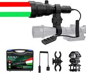 Odepro KL62 Plus Colour Changing Hunting Torch Zoomable Hunting Lamp Kit IP68 Waterproof Stepless Dimming Red White Green Hunting Torch