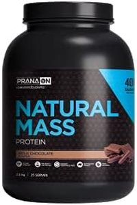 PranaON Natural Mass Mylk Chocolate Protein Supplement 2.5 kg