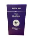 Biomedical safteybox cardboard blue 5L for discarding (pack of 10pc)