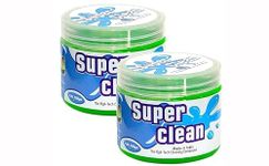 Raxon Innovation Super Clean Magic Gel Cleaner for Keyboard Computer Laptop Remote Control Remove Dust (Blue/Green) (160 Gram, Green, (Pack of 2))