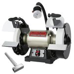 BUCKTOOL 8 Inch 3/4 HP Low-Speed Bench Grinder fit CBN Wheel Professional Wobble-Free Wheel Grinder TDS-200C4HL