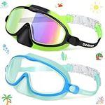 Vvinca 2 Pcs Kids-Swim-Goggles with