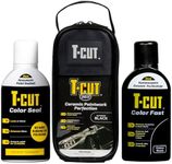 T-Cut 365 Car Wax Polish Scratch Remover & Paintwork Sealant Kit, Ultimate Black