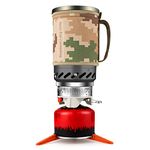 CAMPEAK Gen Camping Stove Cooking System | Portable Camping Backpacking Jet Burner | Fast and Safe Hiking Stove