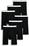 Jockey Men's Underwear Pouch 10" Midway Brief - 6 Pack, Black, XL