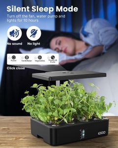 iDOO Hydroponics Growing System – 12 Pod Indoor Garden Kit