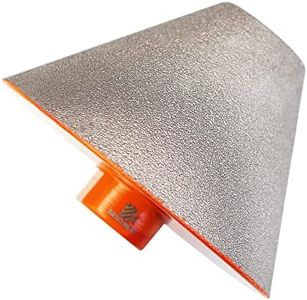 Diamond Beveling Chamfer Bit,BRSCHNITT 82mm Diamond Finger Milling Bits with 5/8-11 Thread for enlarging, polishing and Bevelling The exsit Holes