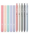 Mr. Pen- Aesthetic Highlighters and Gel Pens No Bleed, 10 Pack, Morandi Color Bible Highlighters No Bleed, Black Ink Bible Pens, Highlighter Pens, No Bleed Highlighters for Bibles, Bible Pens