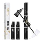 Lash Bond and Seal QUEWEL Cluster Lashes Glue for DIY Eyelash Extensions Individual Lashes Adhesive & Sealant Black Eyelash Glue Waterproof Protective Coating Super Strong Hold…