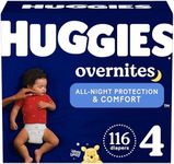 Huggies Size 4 Overnites Baby Diape