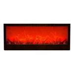 7 star DECOR LED Fireplace Lamp Realistic Flame Effect, Vintage Mantel Design, Cozy Ambient Lighting for Home & Office (Black)