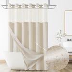Jowels No Hooks Needed Linen Shower