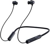 Active Noise Cancelling Headphones, Wireless In Ear Neckband Bluetooth Headphones with 3 AI Mics ENC, 60Hrs Playtime, V5.3 Magnetic Earbuds, Multipoint Connection Earphones for Work/Travel/Home/Office